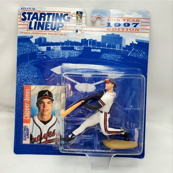 💙NIB Chipper Jones 1997 Starting Lineup - Picture 1 of 2